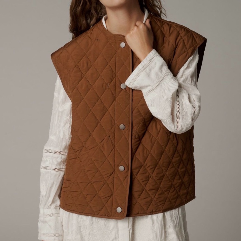 Faux Suede Two-ferJacket by Anthropologie - Picture 2 of 7